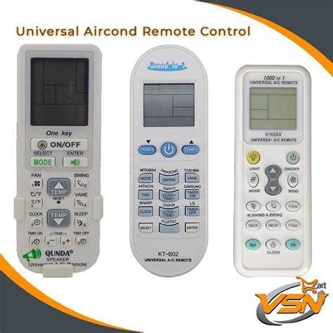 Universal Remote Control Aircond For Daikin Panasonic York Acson