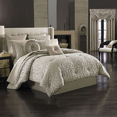 Queen Street Antonia 4 Pc Damask Scroll Comforter Set Jcpenney