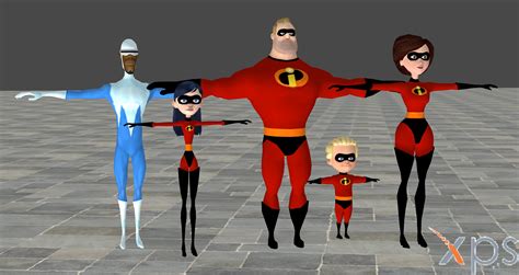 The Incredibles Ps2 Models For Xnalara By User619 On Deviantart