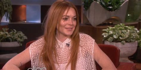 Lindsay Lohan Casually Addresses Her Alleged Sex List On The Ellen