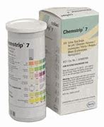 Chemstrip 7 Urine Reagent Strip , 100/Bottle Glucose, Ketone, Blood, pH ...