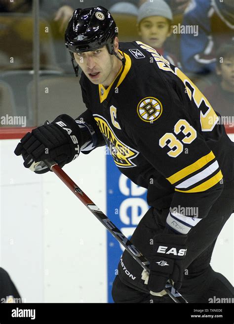 Boston Bruins Captain Zdeno Chara Skates During Warm Ups At The Pepsi