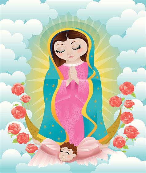 Virgen De Guadalupe Clip Art Vector Images And Illustrations Istock