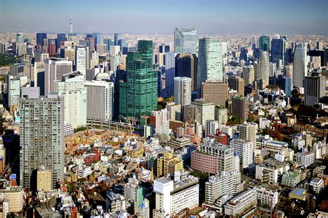 Tokyo Downtown Cityscape By Vladimir Zakharov