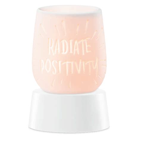 Radiate Positivity - Mini Scentsy Warmer (Table Top) - Scentsy Online | Scentsy, Scentsy warmer ...