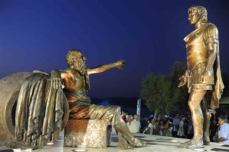 26 3/4 x 20 x 10 1/2 in. Statue of Alexander the Great in Corinth by ...