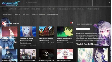 Streaming Anime Movie Sub Indo Terlengkap 7 Situs Nonton Anime Jepang