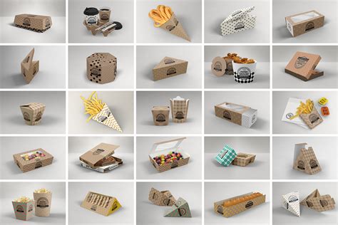 Download UPDATED FREE Fast Food Mockup Sample on Behance