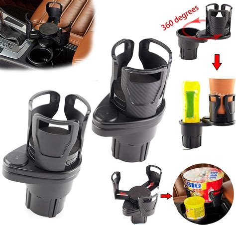Antrixer Multifunctional Vehicle Mounted 2 In 1 Cup Holder