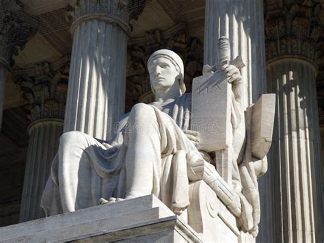 Supreme Court Statue Stock Image Image Of States Judicial 12690987