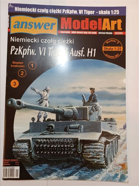 Niemiecki czołg ciężki PzKpfw VI TIGER 1 25 uwaga 11823669066