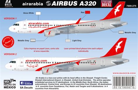 Airbus A320 Air Arabia 8adecs 7909 275 144