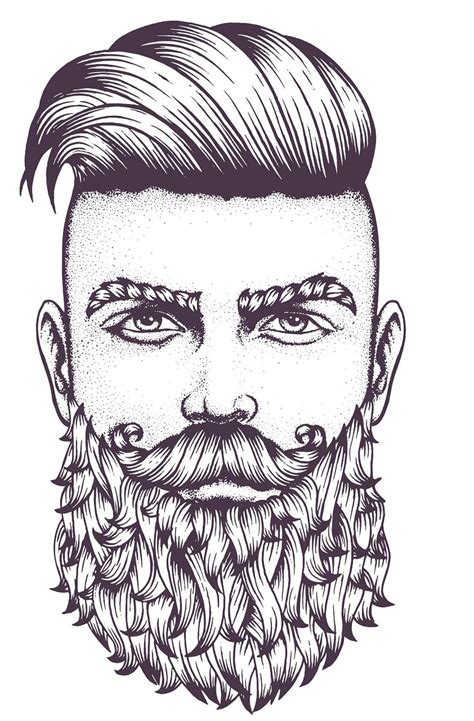 Just Beards Coloring Book Bearded Men Hipsters Tough Guys Groom