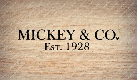 Mickey and Co Est. 1928 Svg File Family Vacation Svg Design | Etsy