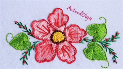 Dibujos De Flores Grandes Para Bordar A Mano