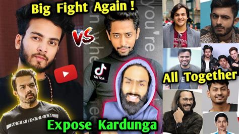 If there is any tiktoker/muser who reading this (which i doubt) and feels offended, then please, do your best to criticize me. YouTubers Vs TikTokers Again Big Fight | All Top Indian ...