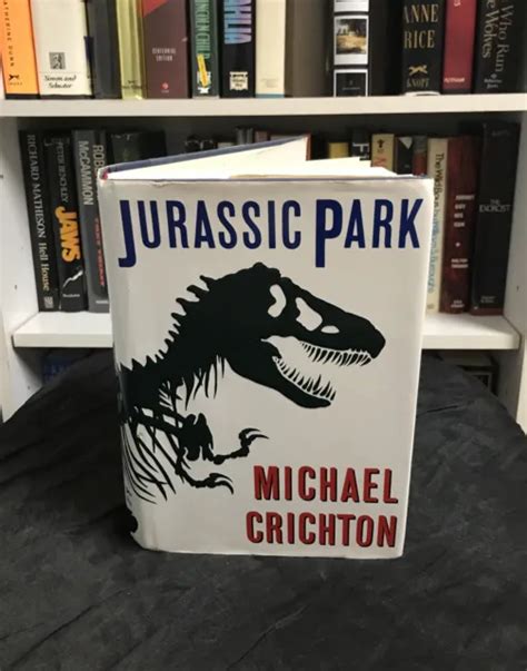 Jurassic Park By Michael Crichton 1990 Hc Rare First Trade Editionprint Vg 4995 Picclick