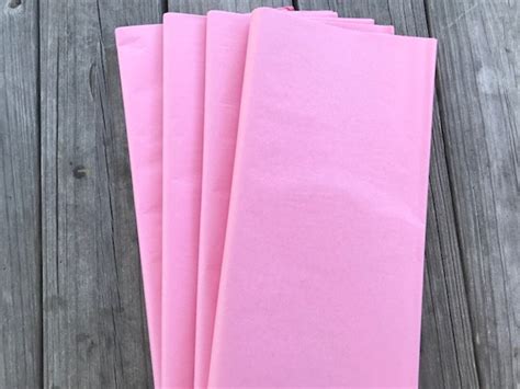 Dark Pinktissue Paper Bulk Tissue Paper Pink48 Sheets Etsy