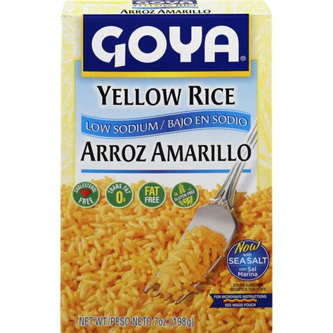 Artificial additives, synthetic vitamins and. Save on Goya Yellow Rice Low Sodium Order Online Delivery ...