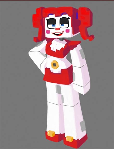 Circus Baby Minecraft By Wifeburger Minecraft Fan Art 44953047