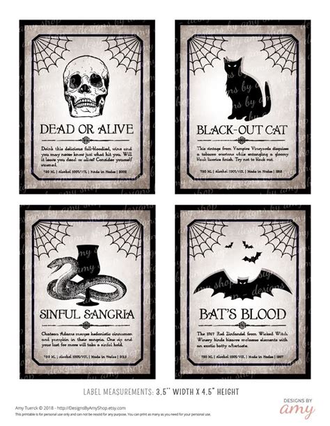 Goth Crow Printables Free Google Search Halloween Labels Halloween