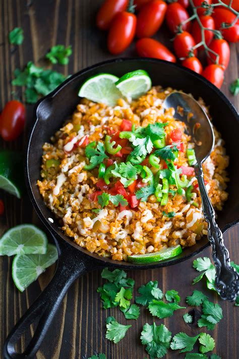 Mexican Cauliflower Rice Recipe Peas And Crayons