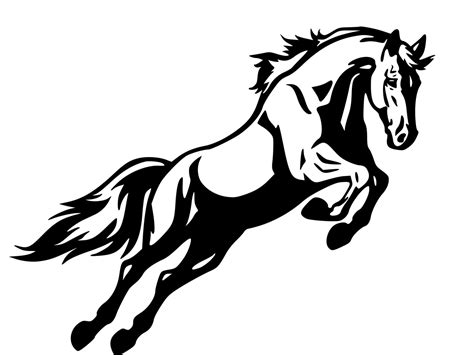 Horse Decal Horse Jumping Wall Sticker Large Decal 36 Inches