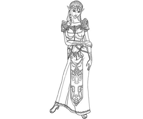 Zelda coloring pages chibi legend of zelda skyward sword drawing. Princess Zelda Character | jozztweet