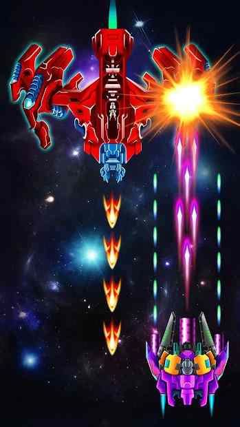 تحميل لعبة Galaxy Attack Alien Shooter مهكرة للأندرويد موقع بديل آب