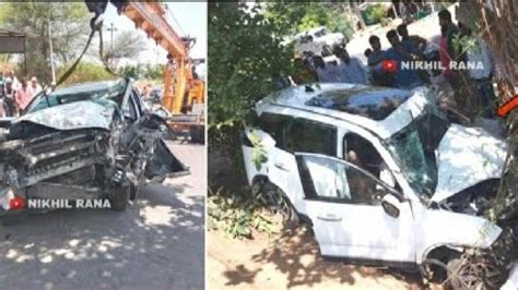 Tata Harrier Crashes At 155 Kmh 2 Dead Video Car Blog India