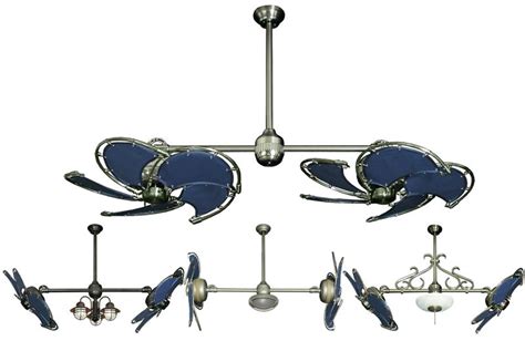 Shop for the best nautical ceiling fans at lumens.com. 32 inch Double Twin Star Nautical Ceiling Fan with Blue Blades