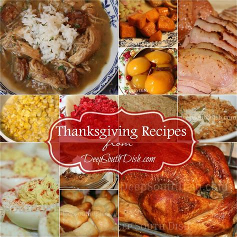 Deep South Southern Thanksgiving Recipes And Menu Ideas Southern