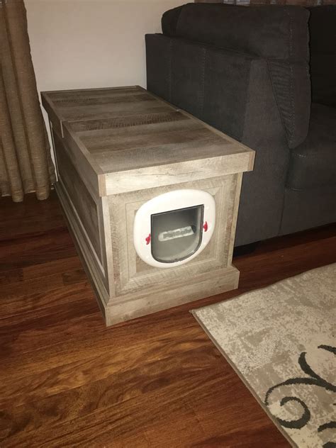 Maybe you would like to learn more about one of these? Cat litter furniture... DIY large cat door from petco and a nice coffee table. No more messy ...
