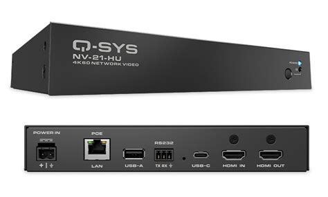 Q Sys Introduces New Nv 21 Hu Network Video Endpoint Prosoundweb