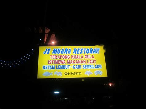 Restoran makanan laut terapung kuala gula. JS Muara, Restoran Terapung Kuala Gula Perak
