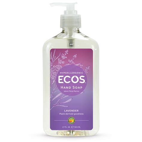 Ecos Hypoallergenic Hand Soap Lavender 17 Oz