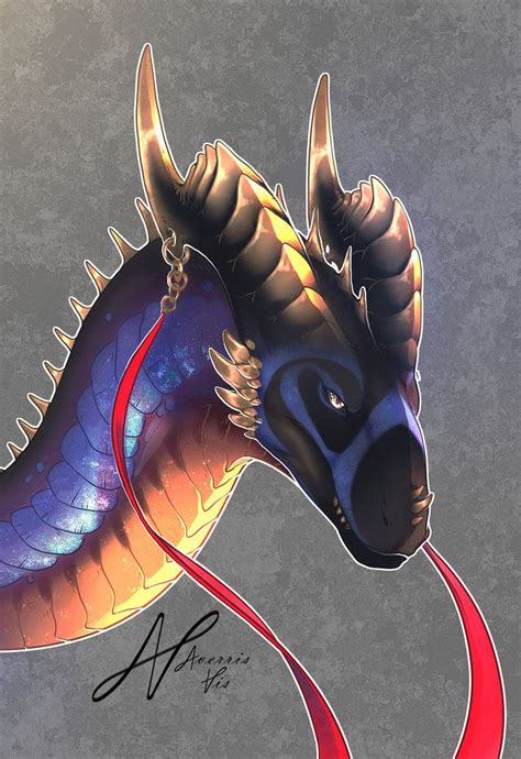 Wyvern Design 1 Portrait By Averrisvis Dragon Art Fantasy Creatures
