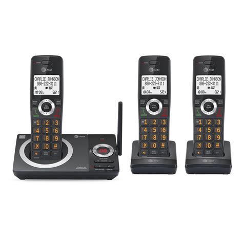 Atandt Cl82319 3 Handset Answering System With Smart Call Block