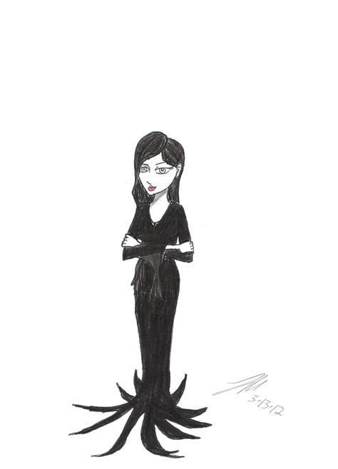 Watch me draw and color morticia, gomez, wednesday and pugsley addams coloring pages from the addams family animated movie. Morticia Addams by DrJEMnutcase on DeviantArt