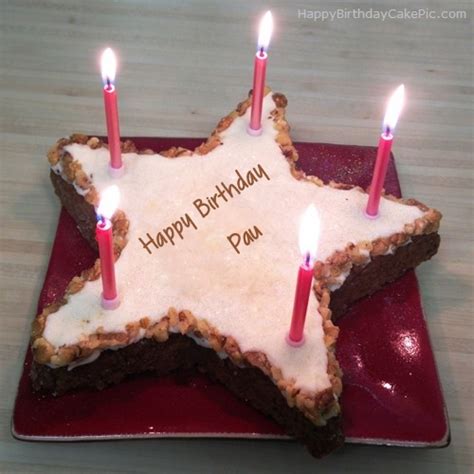 ️ Star Birthday Cake For Pau