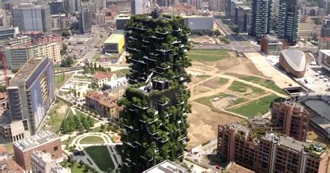 Milans Vertical Forest Skyscraper Revealed In Stunning Drone Footage