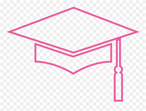 Transparent Graduation Cap 2017 Clipart Pink Graduation Cap Png