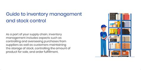 Guide To Inventory Management And Stock Control