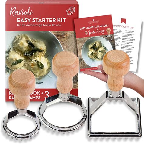 Easy Ravioli Maker Starter Kit 3 Ravioli Mold Pasta T