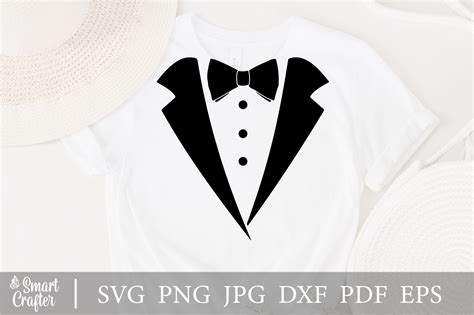 Tuxedo Svg Wedding Svg Tuxedo Clipart Bow Tie Svg Sui