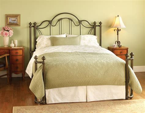 Wesley Allen Iron Beds King Marlow Headboard And Open Footboard Bed