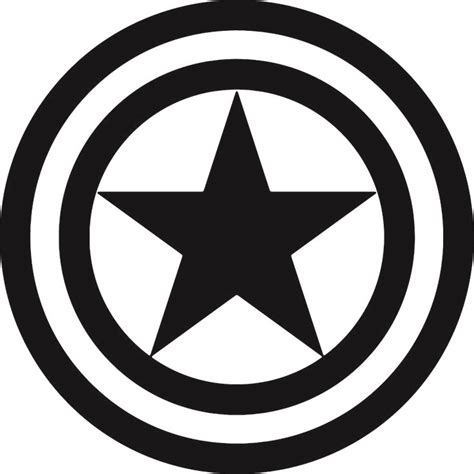 Captain America Captain America Shield Logo SVG Digital Download EPS Png Dxf Digital Vector