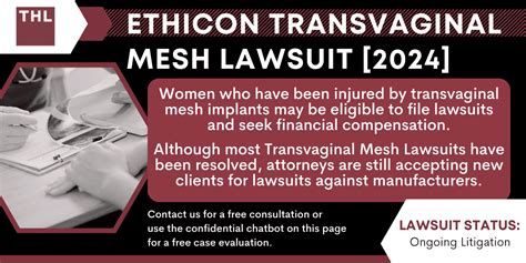 Ethicon Transvaginal Mesh Lawsuit 2024 Update