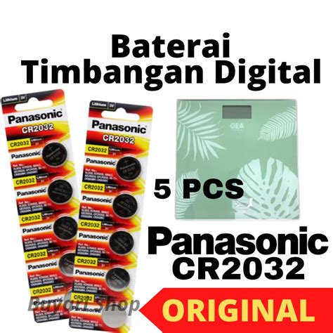 Jual Pcs Baterai Batre Batrai Batrei Cmos Panasonic Cr Laptop