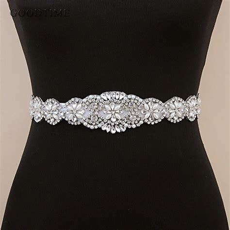 Fashion Bridal Sash Wedding Dress Belt Elegant Rhinestone Headwear For